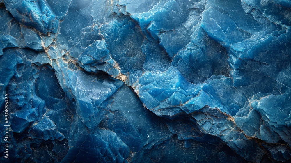 Obraz premium Blue texture decorative Venetian stucco for backgrounds