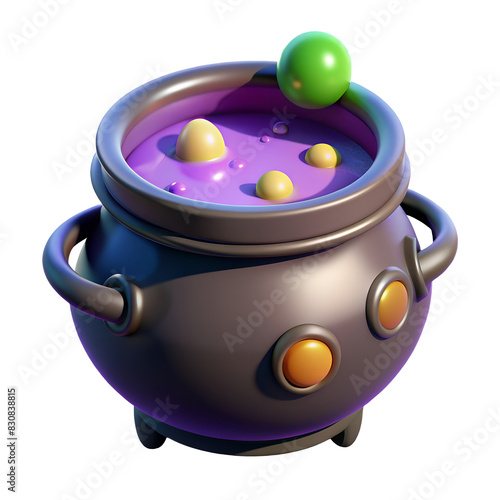 the magic potion is brewed in a vat