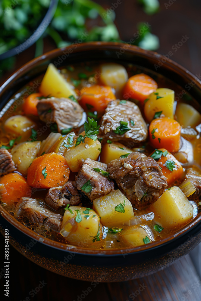 Rustic Lamb Stew with Potatoes and Carrots Rustic Lamb Stew with Potatoes and Carrots
