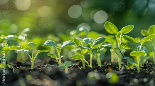 Sprouting Seedlings in Eco ...