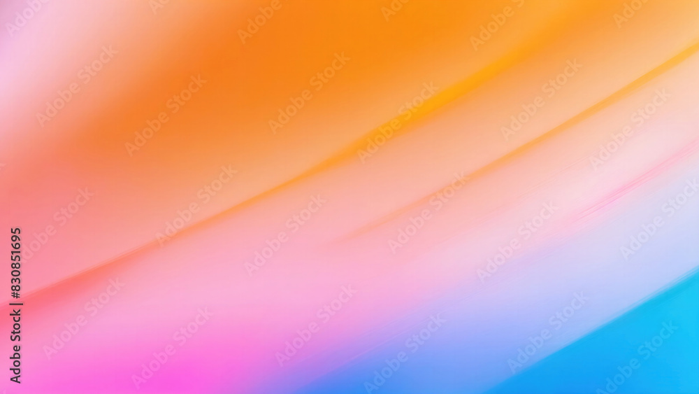 Obraz premium Orange blue pink blur abstract background