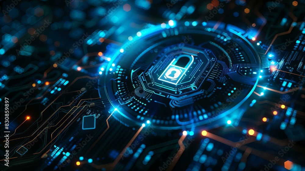 Futuristic Cybersecurity Technology Futuristic Cybersecurity Technology