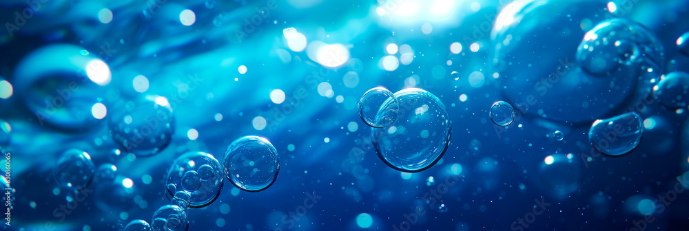 Light bubbles in the form of sea bubbles of the underwater world. Light bubbles in the form of sea bubbles of the underwater world.
