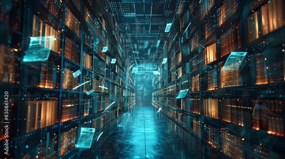 Futuristic Data Center Futuristic Data Center