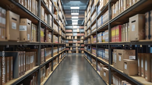 Warehouse Storage Aisle