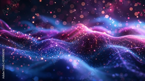 Abstract Digital Waves