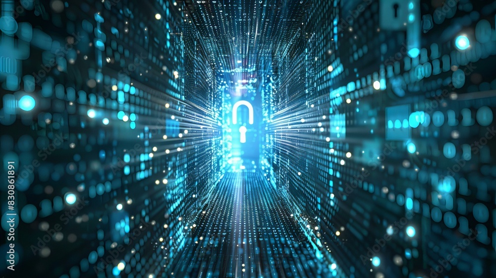 Digital Data Security Concept Digital Data Security Concept