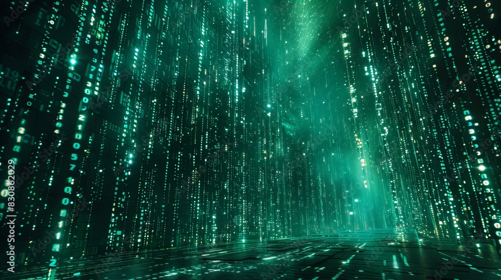 Digital Matrix Background Digital Matrix Background