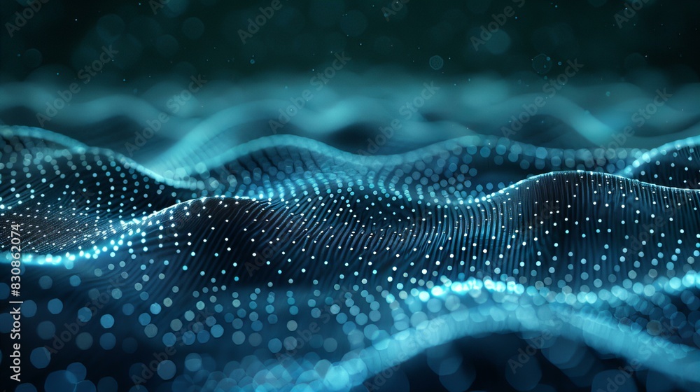 Abstract Wave of Dots Abstract Wave of Dots