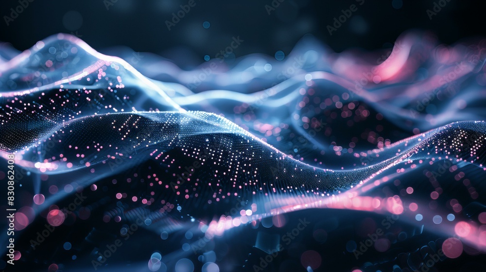 Abstract Digital Waveform Abstract Digital Waveform
