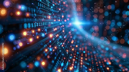 Wallpaper Mural Futuristic Digital Technology Background Torontodigital.ca