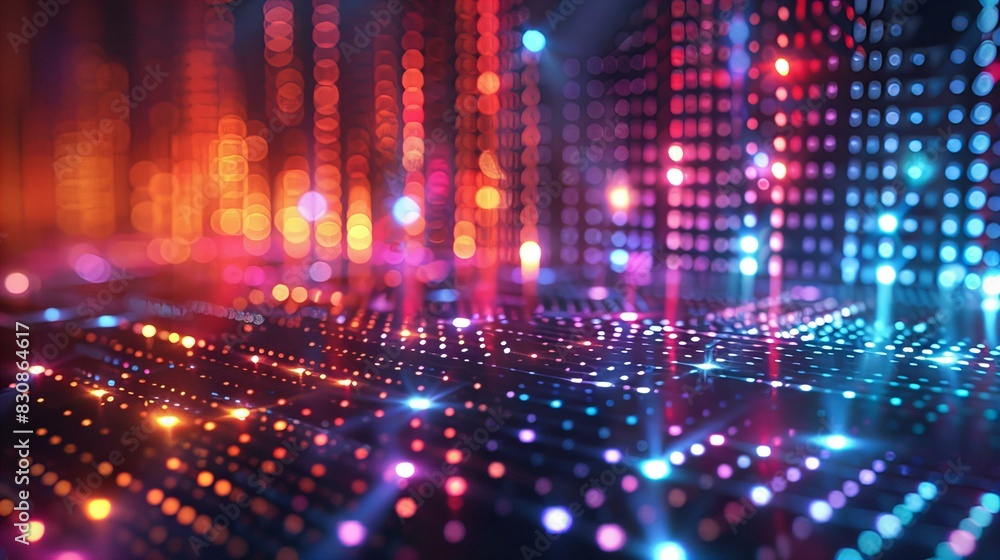Futuristic Digital Lightscape Futuristic Digital Lightscape