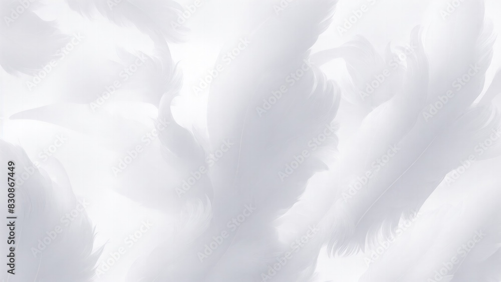 Stylish White Soft Feathers Background Stylish White Soft Feathers Background