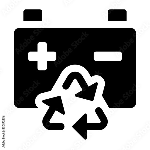 Battery Recycle Icon