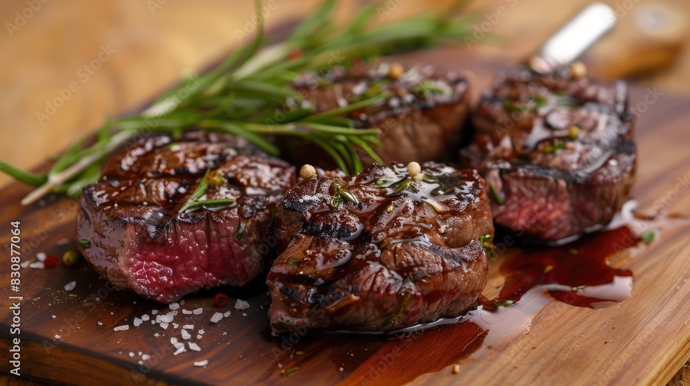 Steak made from lamb Steak made from lamb