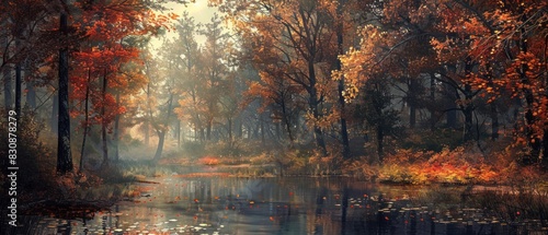 Find solace in the stillness of the woods, where the rustle of leaves whispers inspiration. © 2D_Jungle