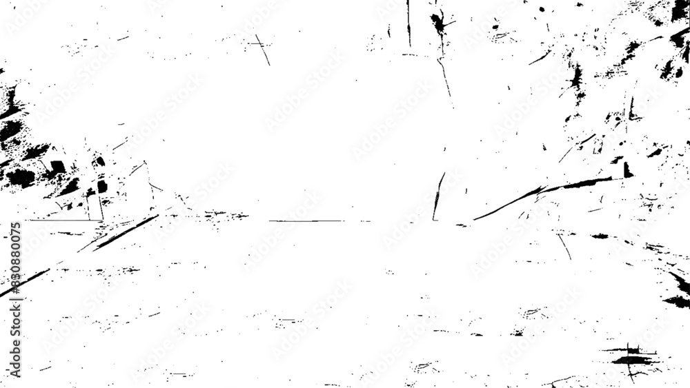 Grunge Background. Rough, scratch, splatter grunge pattern design. Overlay texture. Sketch grunge design. Black and white Grunge texture.