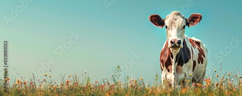 A cow with a gentle gaze © Suphat