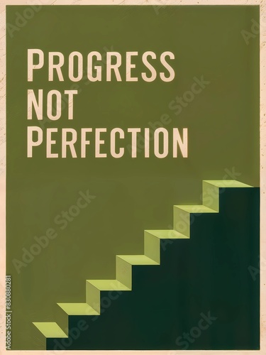 Conceptual Motivational Poster with 