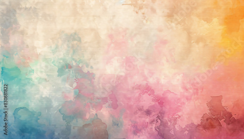 Abstract background with soft pastel colors, in the style of oil painting. The image is a vibrant and colorful abstract digital art © Possibility Pages
