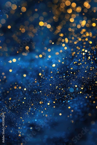 Close up of a blurry blue background, suitable for various design projects