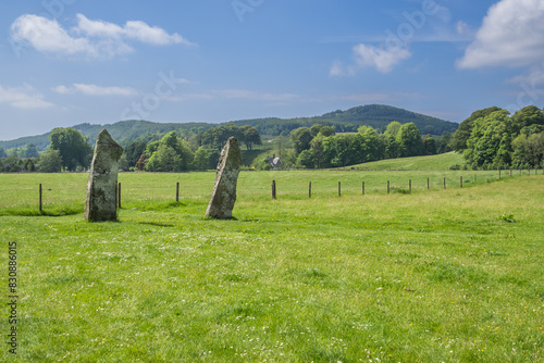 Two of the Kilmartin Glen Standing Stones photo