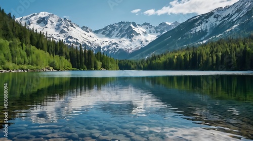 lake in the mountains