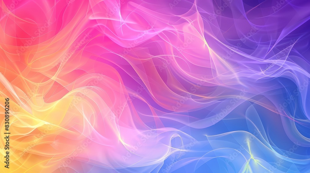An abstract background blending rainbow colors An abstract background blending rainbow colors