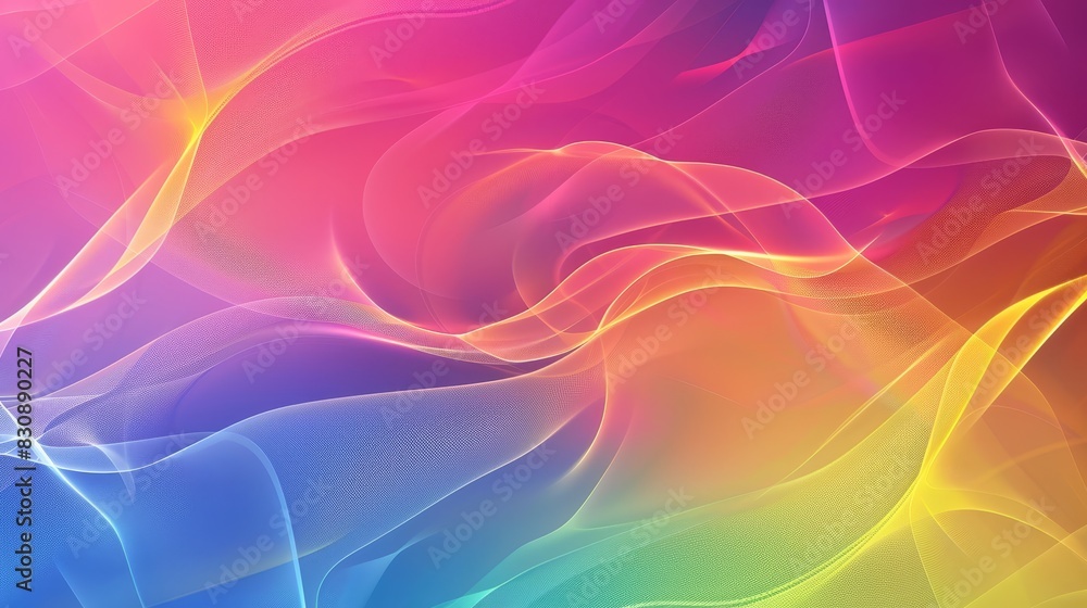 An abstract background blending rainbow colors An abstract background blending rainbow colors