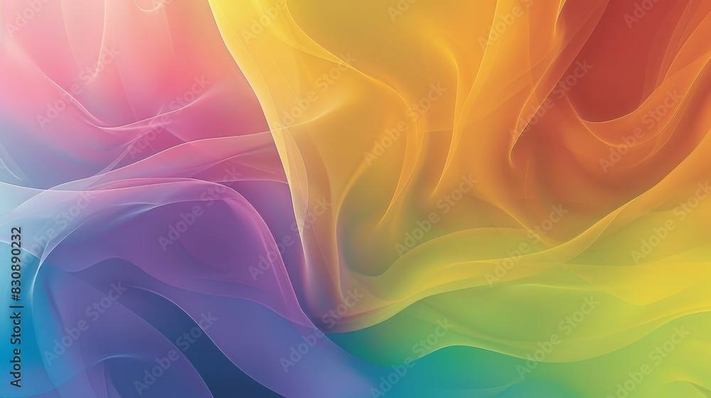 An abstract background blending rainbow colors An abstract background blending rainbow colors