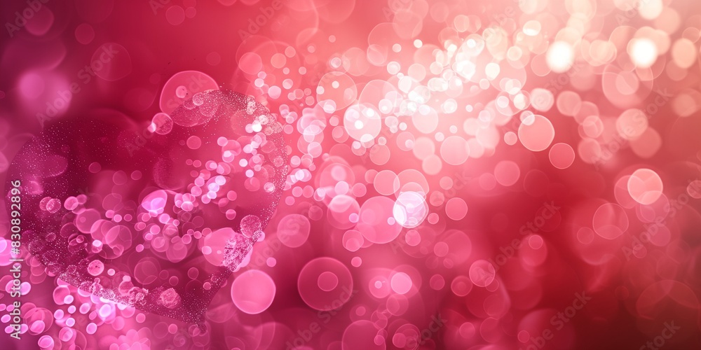 blurry image of pink and red lights blurry image of pink and red lights