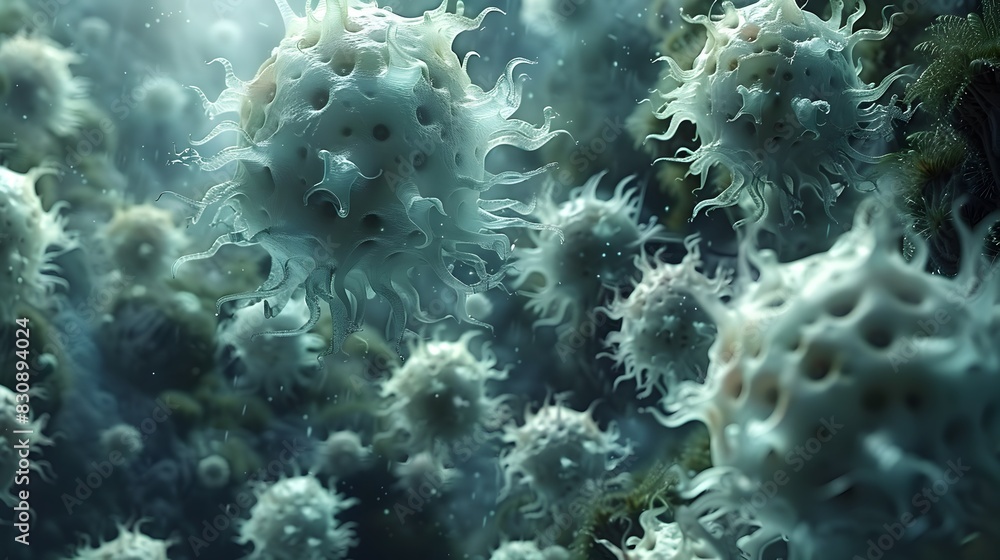 Mesmerizing Microscopic Patterns and Textures in the Unseen Microbial World Mesmerizing Microscopic Patterns and Textures in the Unseen Microbial World