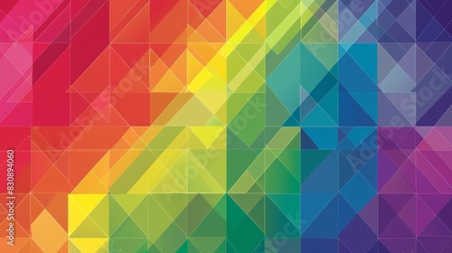An abstract background featuring a rainbow flag prride month