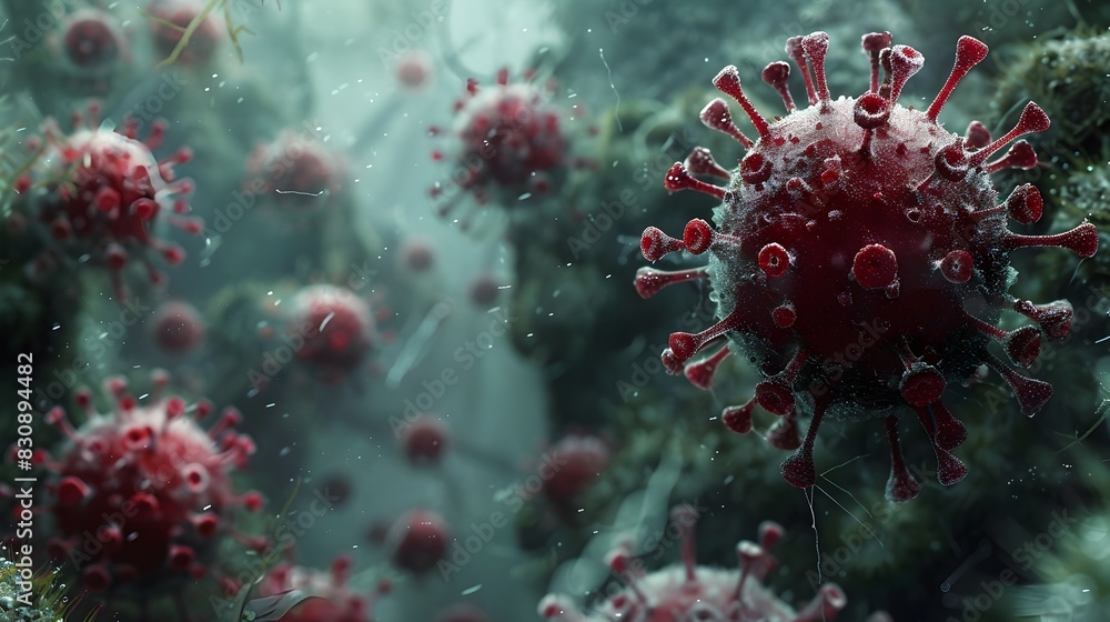 Microscopic Coronavirus Cells in Pandemic Outbreak Abstract Background Microscopic Coronavirus Cells in Pandemic Outbreak Abstract Background