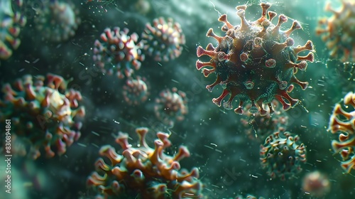 Microscopic Coronavirus Pathogen Causing Global Medical Emergency and Public Health Crisis