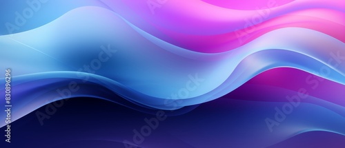 Blue and purple abstract fluid background with copy space,
