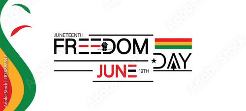 Juneteenth Freedom Day Inspiring Design for June 19th