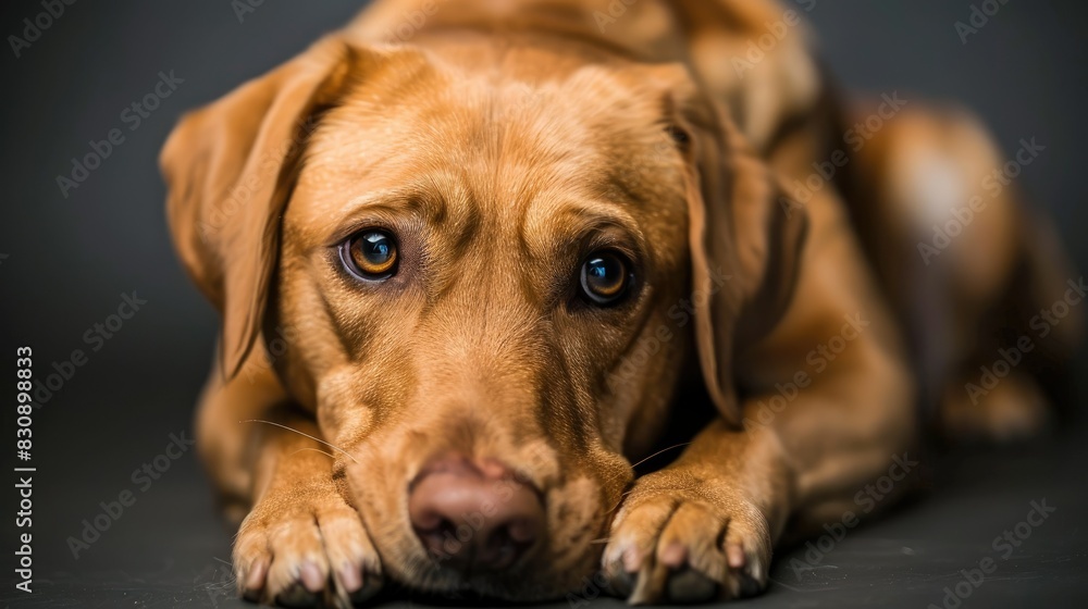 a dog that is cute and sad because its owner is also cute and sad a dog that is cute and sad because its owner is also cute and sad