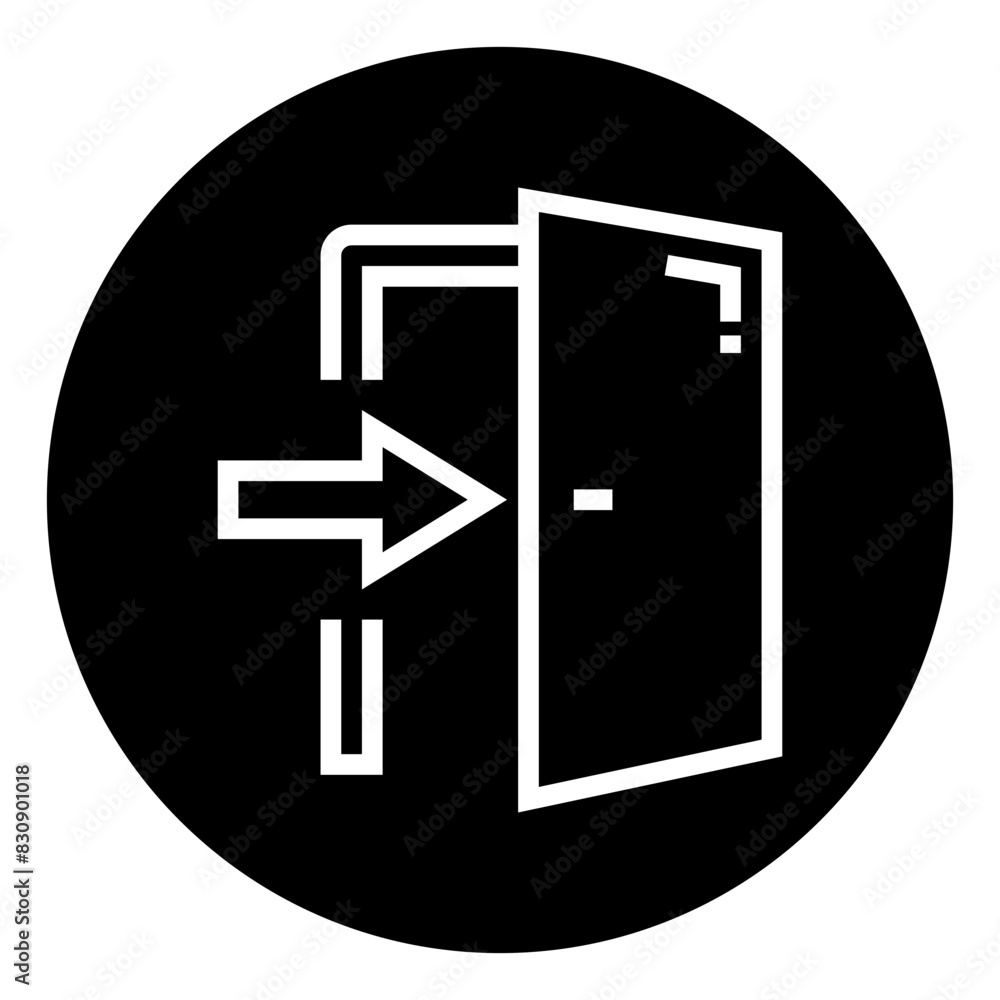 Exit Door Icon Exit Door Icon