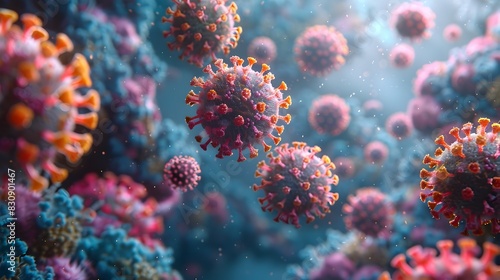 Microscopic Visualization of Coronavirus Outbreak for Medical Research and Healthcare Purposes