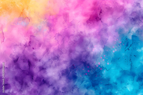 Multicolored watercolor background photo