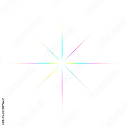 Rainbow Star Transparent PNG