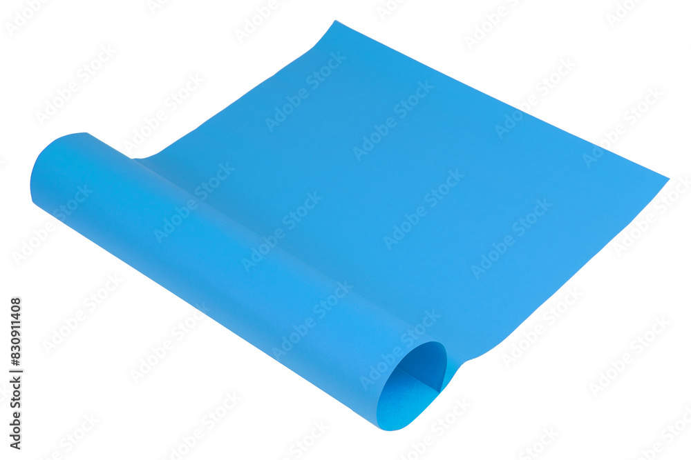 Sheet of color paper isolated on white Sheet of color paper isolated on white