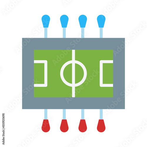 Table Football Flat Icon Design