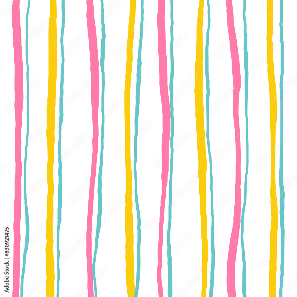 Vector hand drawn cute striped pattern. Doodle Plaid geometrical simple texture. uneven sloppy lines. Abstract cute delicate pattern ideal for fabric, textile, wallpaper. Vector hand drawn cute striped pattern. Doodle Plaid geometrical simple texture. uneven sloppy lines. Abstract cute delicate pattern ideal for fabric, textile, wallpaper.
