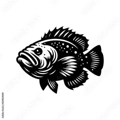 fish predator logo design. goliath logo design inspiration