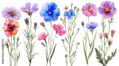 Wallpaper Mural Vibrant Bouquet of Colorful Wildflowers Blooming in a Meadow or Garden Torontodigital.ca