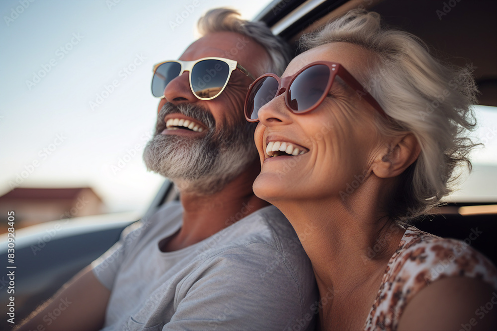 AI generated picture of couple enjoying time together outdoors AI generated picture of couple enjoying time together outdoors