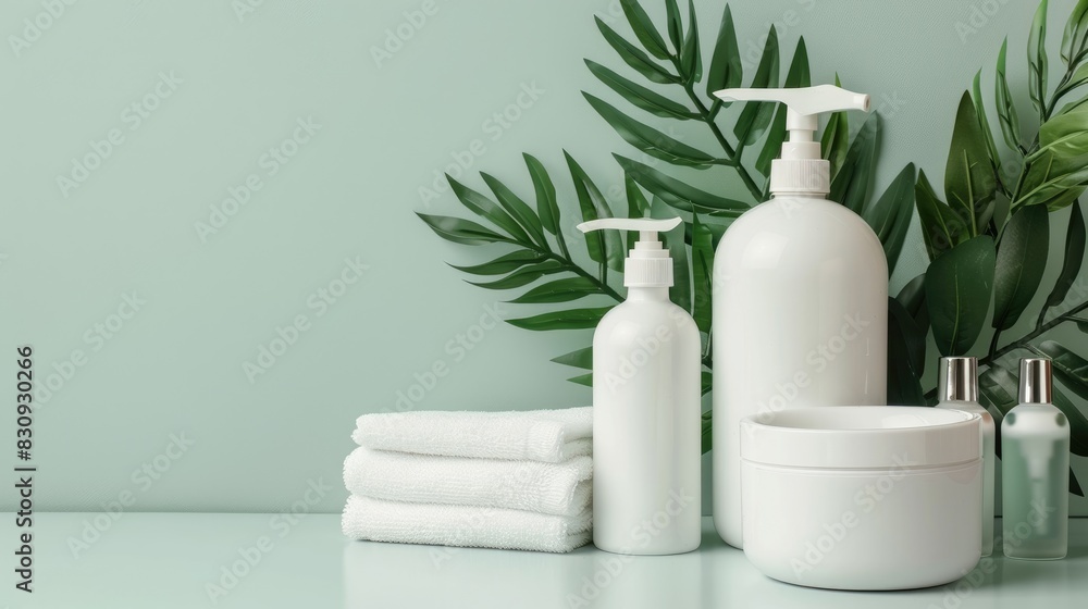 Cream Shampoo Toiletries and Spa Container in Unbranded White Plastic Bottles with a Dispenser Mockup for Cosmetic Products Skin Care and Beauty Concept with Copy Space Cream Shampoo Toiletries and Spa Container in Unbranded White Plastic Bottles with a Dispenser Mockup for Cosmetic Products Skin Care and Beauty Concept with Copy Space