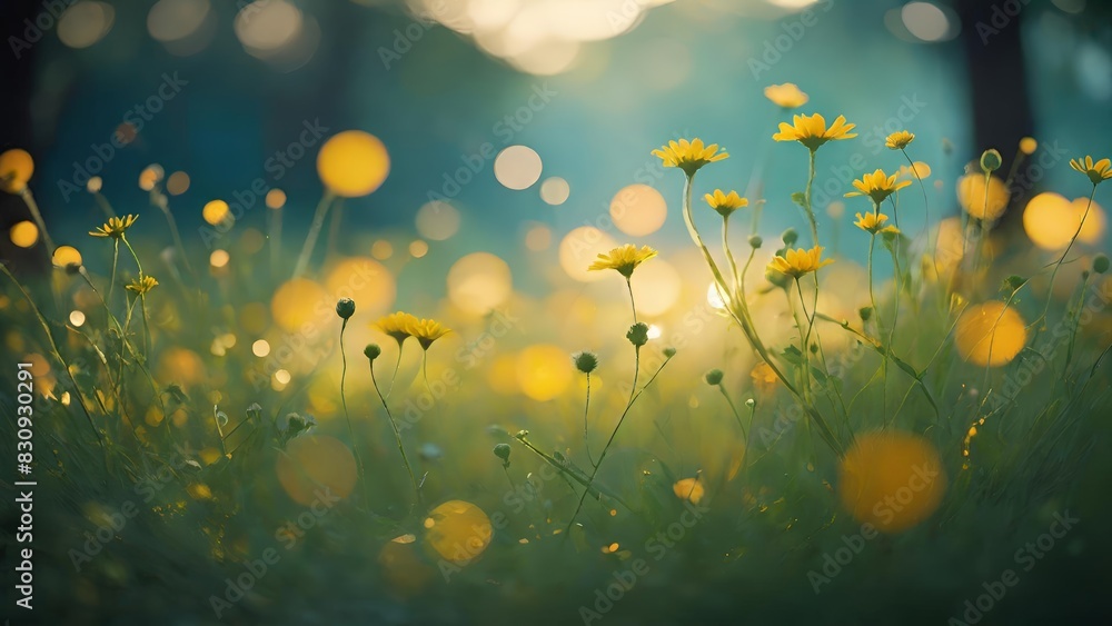 Wildflowers, Meadow, Bokeh, Scenic view, Idyllic Wildflowers, Meadow, Bokeh, Scenic view, Idyllic